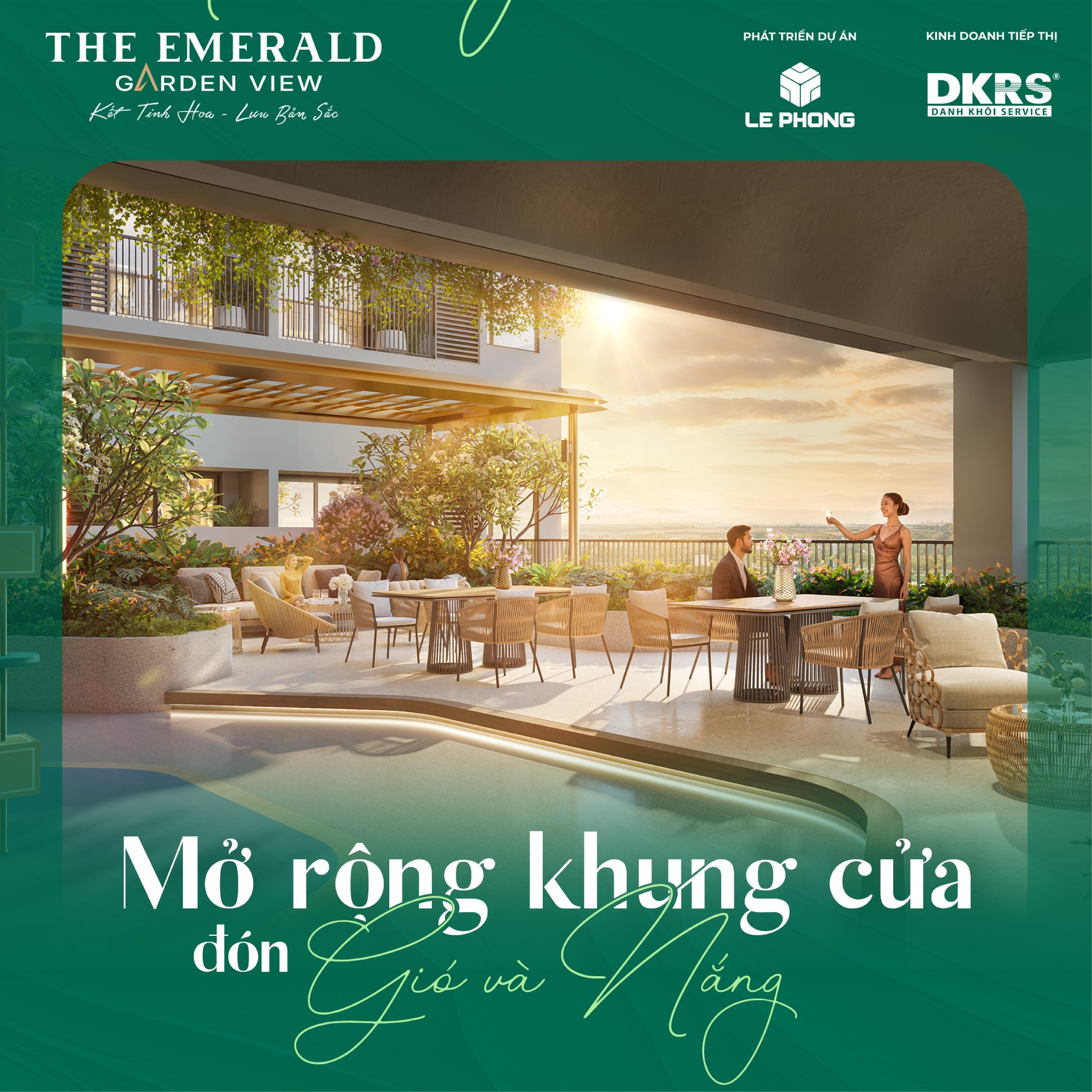 Căn hộ The Emerald Garden View Lê Phong Nguyễn Chí Thanh TPHCM